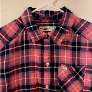 Abercrombie Kids Plaid Button down shirt.